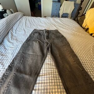 Old Navy Women's Black Barrel Jeans